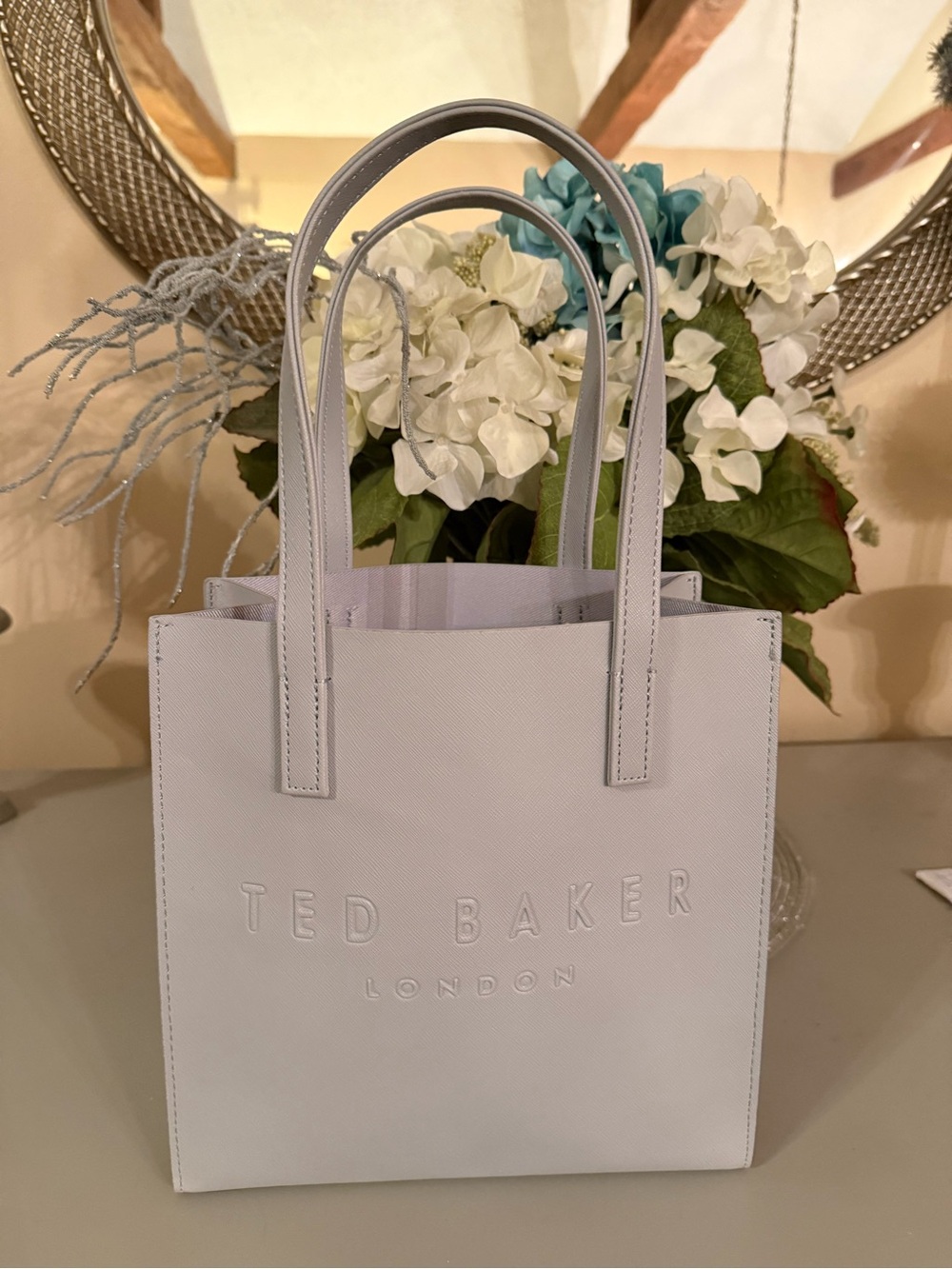 Ted Baker Light Gray Tote Bag